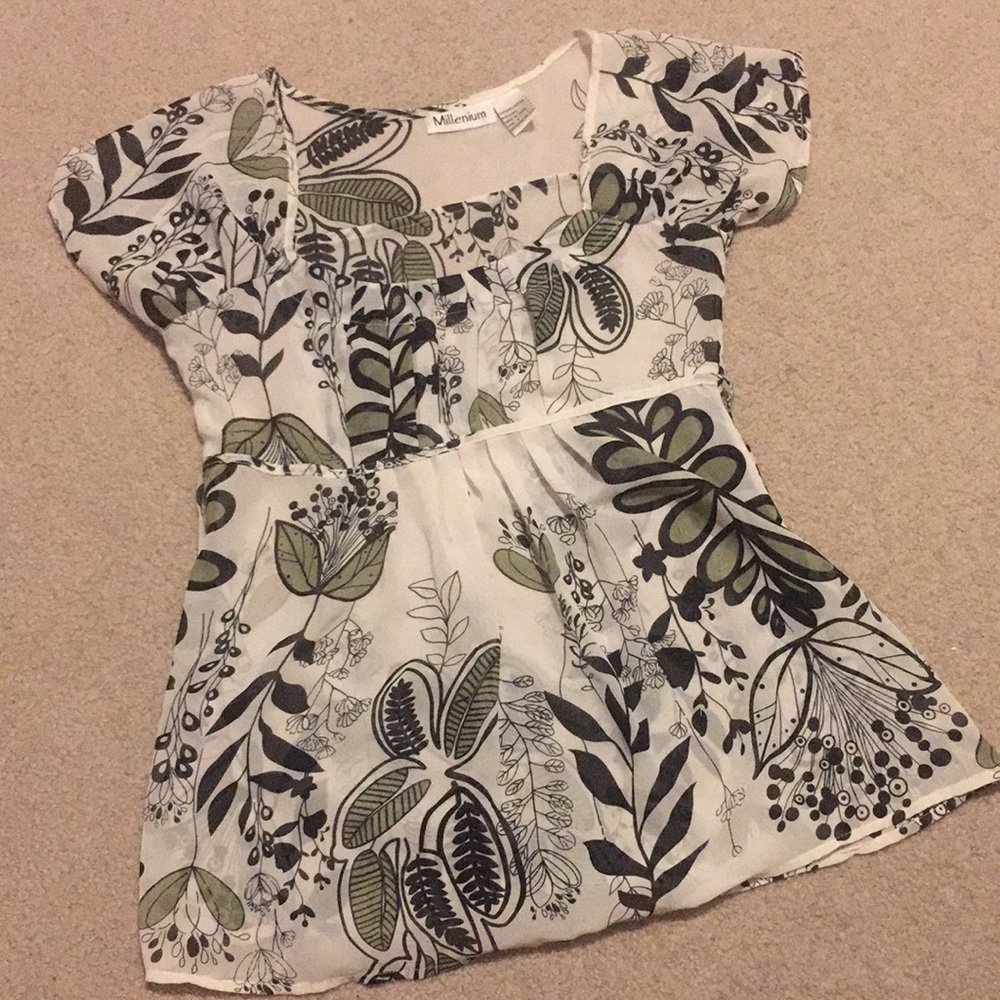 🍀4for20 floral shirt